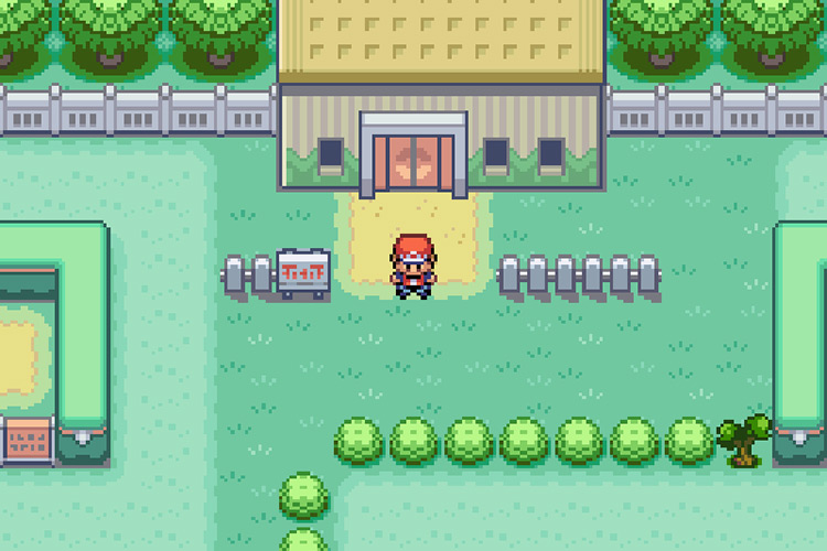 In front of the Safari Zone in Fuchsia City / Pokémon FireRed and LeafGreen