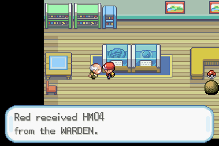 Receiving HM04 Strength from the Warden / Pokémon FireRed and LeafGreen