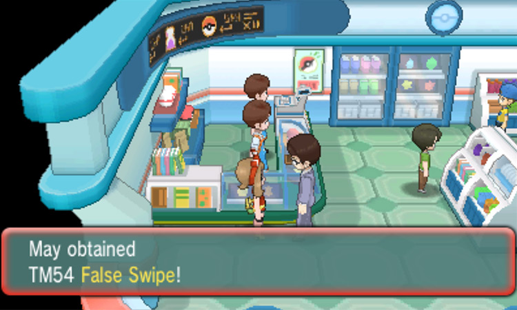 The location of TM54 False Swipe / Pokémon Omega Ruby and Alpha Sapphire