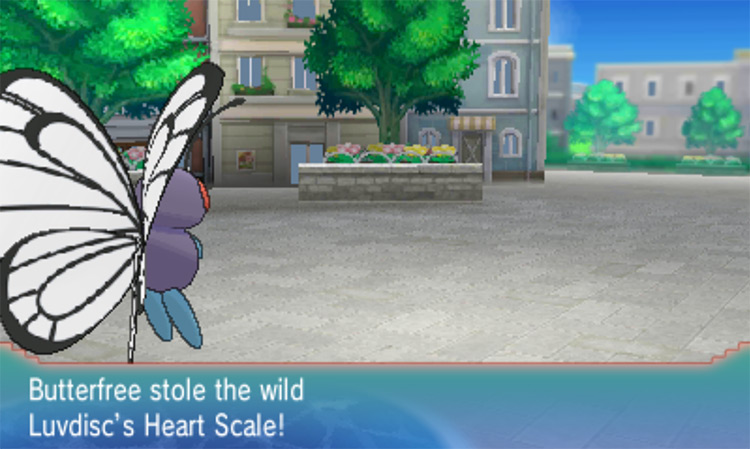 Using Thief to obtain a Heart Scale from Luvdisc / Pokémon Omega Ruby and Alpha Sapphire