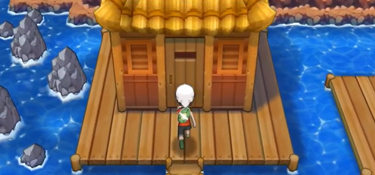 Pacifidlog Town House where you get TM56 Fling (Pokémon ORAS)