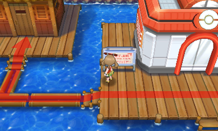 The northwestern house in Pacifidlog Town / Pokémon Omega Ruby and Alpha Sapphire