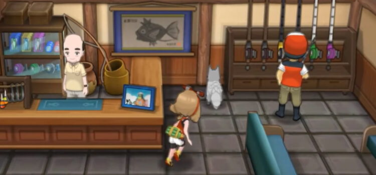 Fishing Shack on Route 123 in Pokémon Omega Ruby