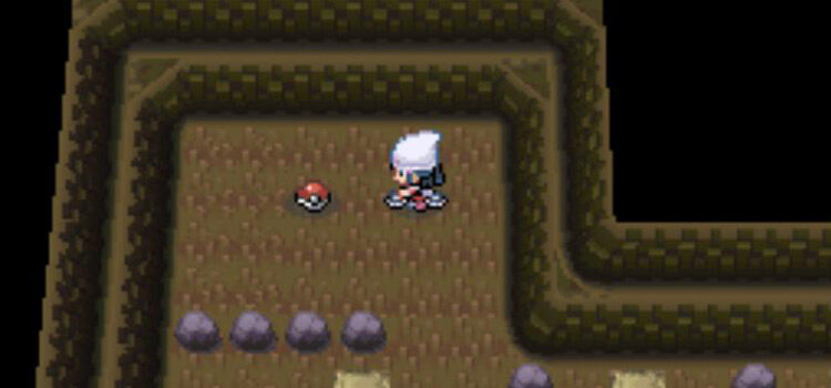 TM71 location in a chamber in Victory Road (Pokémon Platinum)