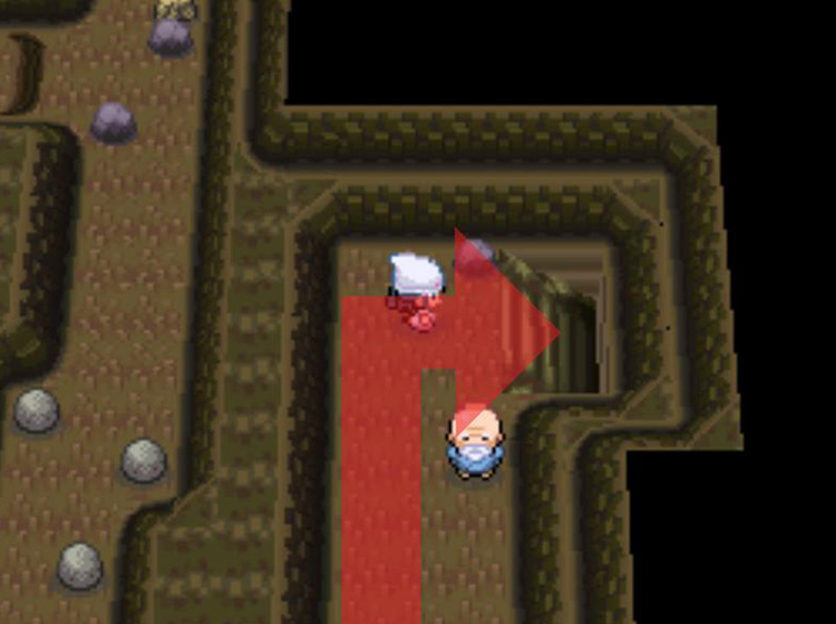 Descending the staircase / Pokémon Platinum