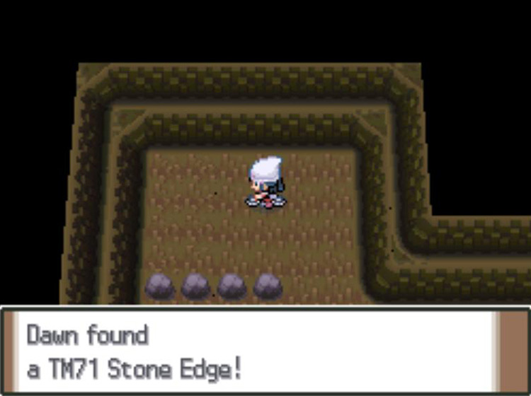 Obtaining TM71 Stone Edge / Pokémon Platinum