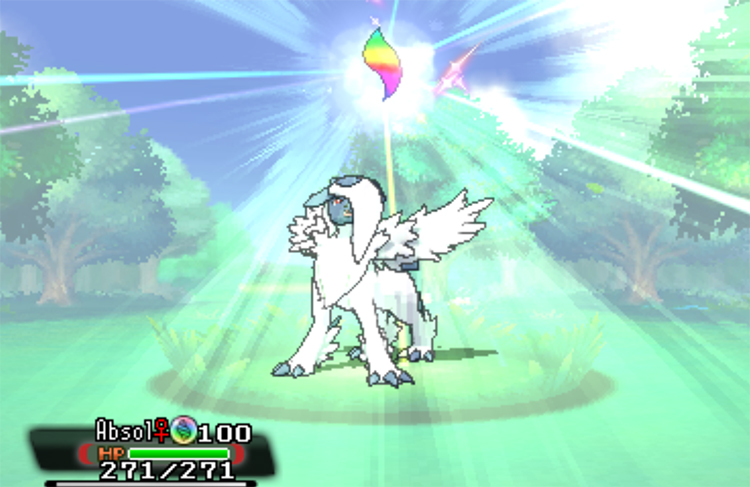 Mega Absol in battle / Pokémon Omega Ruby and Alpha Sapphire