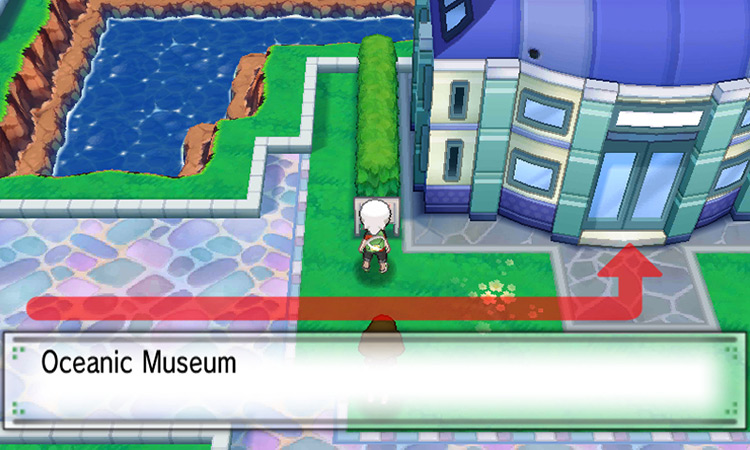 Arriving at the Oceanic Museum / Pokémon ORAS
