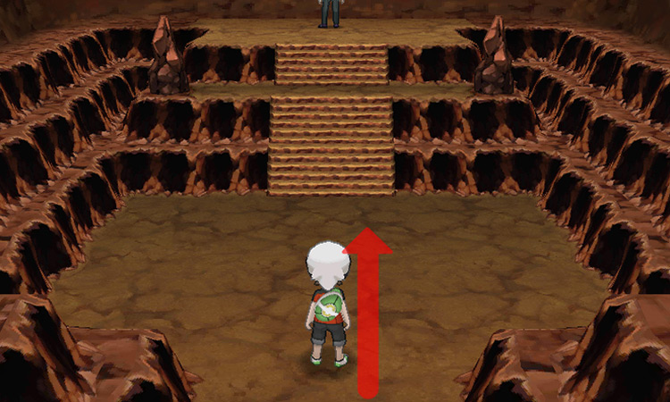 Inside the room in the depths of Granite Cave / Pokémon ORAS