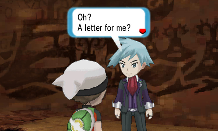Delivering the Letter to Steven inside Granite Cave / Pokémon ORAS