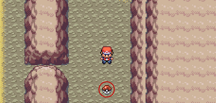 This is the Poké Ball / Item that has the escape rope in it / Pokemon FRLG