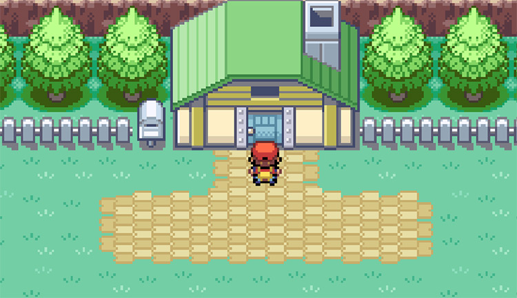 Standing outside of Bill’s House / Pokemon FRLG