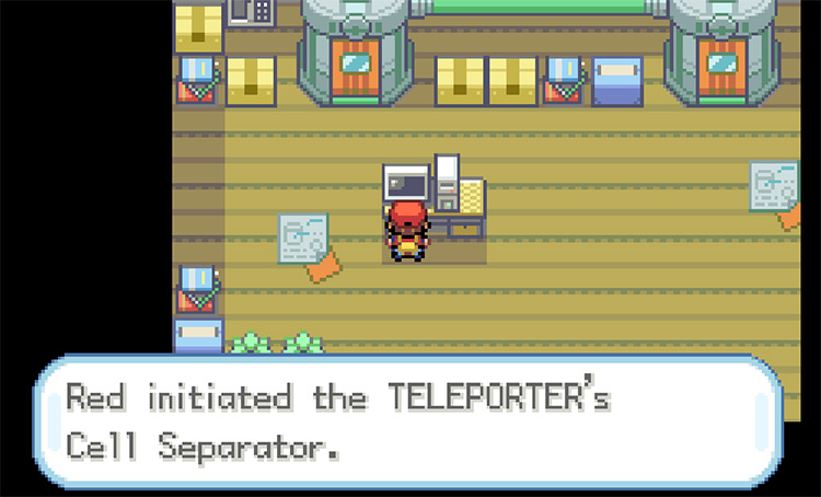 Turning Bill back into a human with the Teleporter’s Cell Separator / Pokemon FRLG