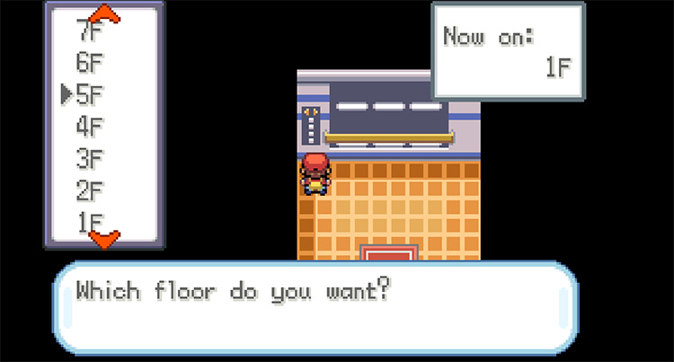 Go to the fifth floor of Silph Co. to find the Card Key that we’ll use to get to Giovanni / Pokemon FRLG