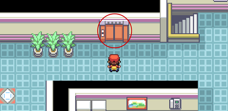 Take the elevator again, except ride it to the 3rd floor / Pokemon FRLG