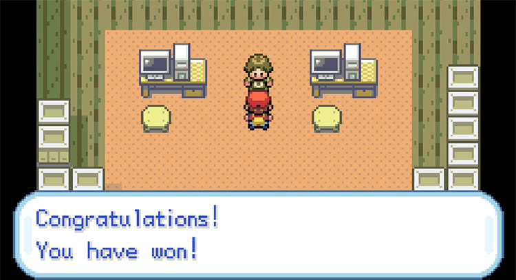 Receiving HM03 Surf after winning the Safari Zone contest / Pokemon FRLG
