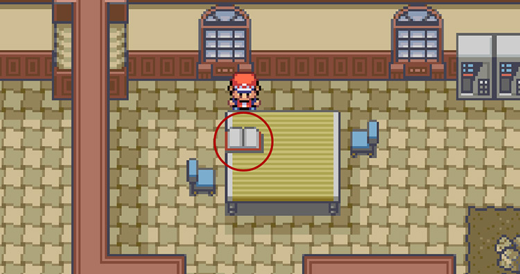 The first diary in the Pokémon Mansion / Pokemon FRLG
