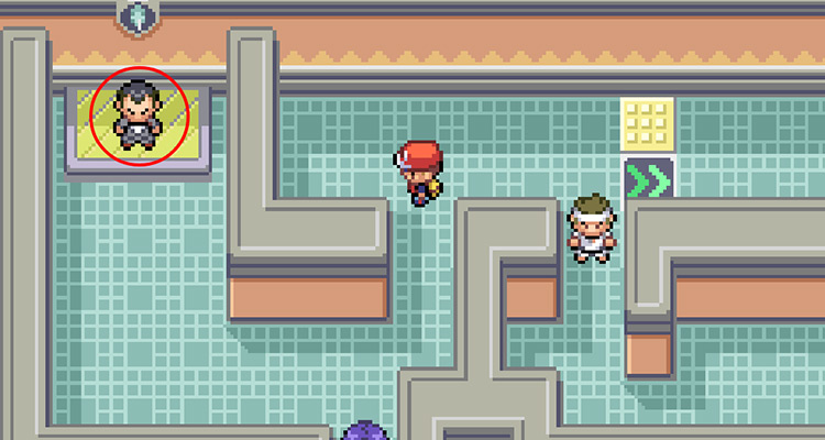 Now we can walk up and challenge Giovanni for the final Gym Badge. / Pokemon FRLG