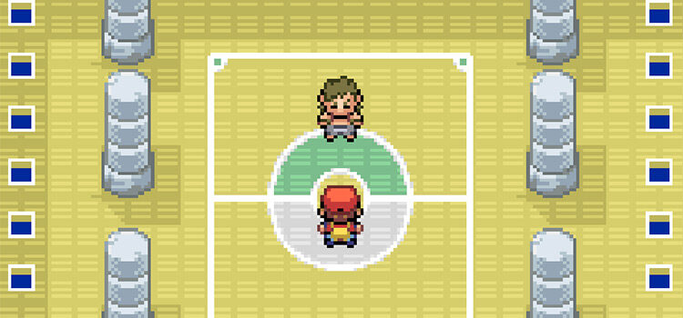 Facing Bruno in the Elite Four (Pokémon FireRed)