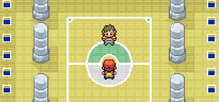 Facing Bruno in the Elite Four (Pokémon FireRed)