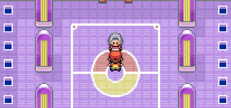 Battling Agatha at the Elite Four in Pokémon FireRed