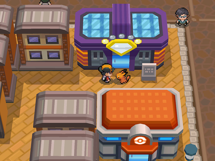 Outside the Goldenrod City Game Corner / Pokémon HeartGold and SoulSilver