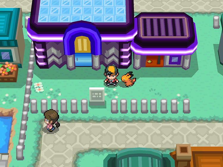 Outside the Celadon City Game Corner / Pokémon HeartGold and SoulSilver