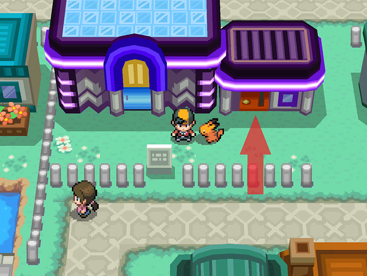 Outside the Celadon City Game Corner / Pokémon HeartGold and SoulSilver
