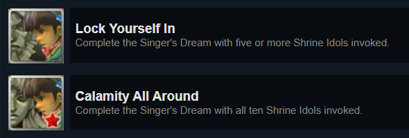 The two achievements after completing the Singer’s Dream with 5–10 idols invoked / Bastion