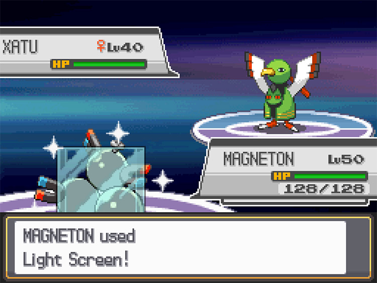 Magneton setting up Light Screen / Pokémon HeartGold