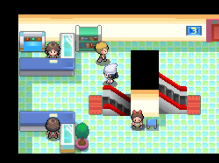The third floor of the Department Store / Pokémon Platinum