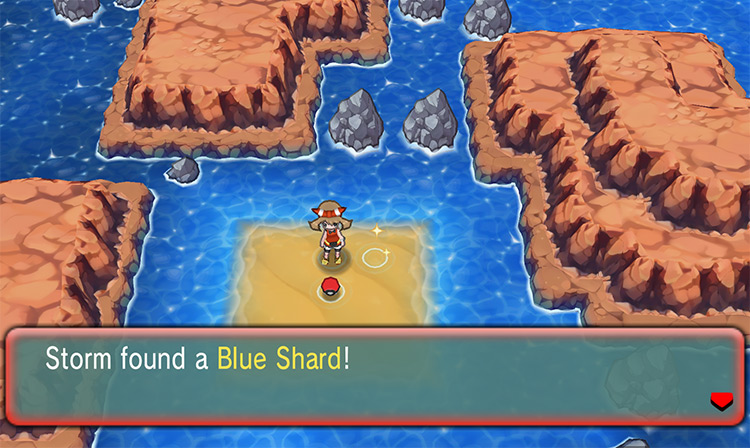 Obtaining a Blue Shard / Pokémon Omega Ruby and Alpha Sapphire