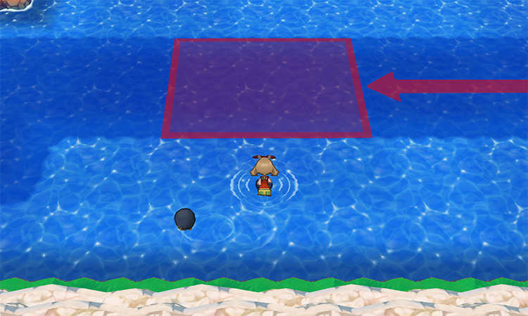 North side of the crater / Pokémon Omega Ruby and Alpha Sapphire