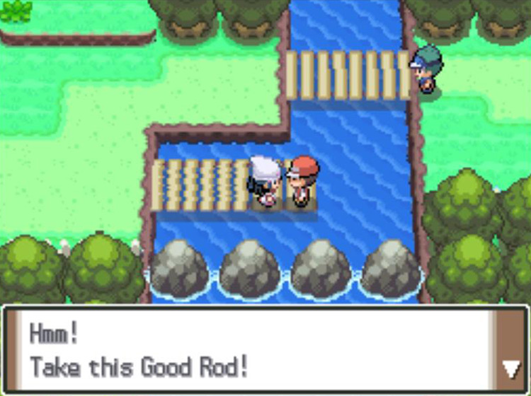 Receiving the Good Rod / Pokémon Platinum