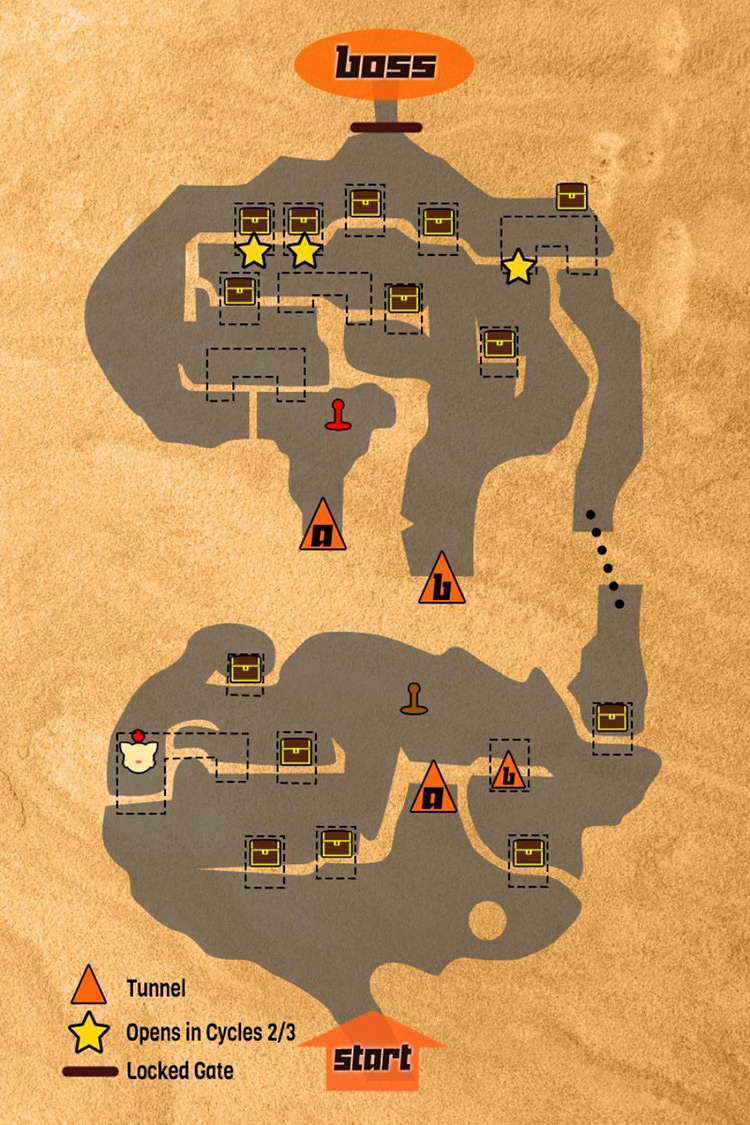 Map of Goblin Wall / FFCC Remastered