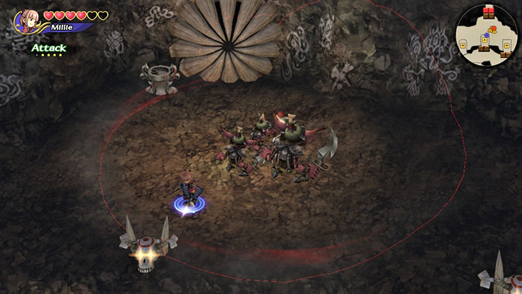 Goblins huddle together near the boss room entrance / FFCC Remastered