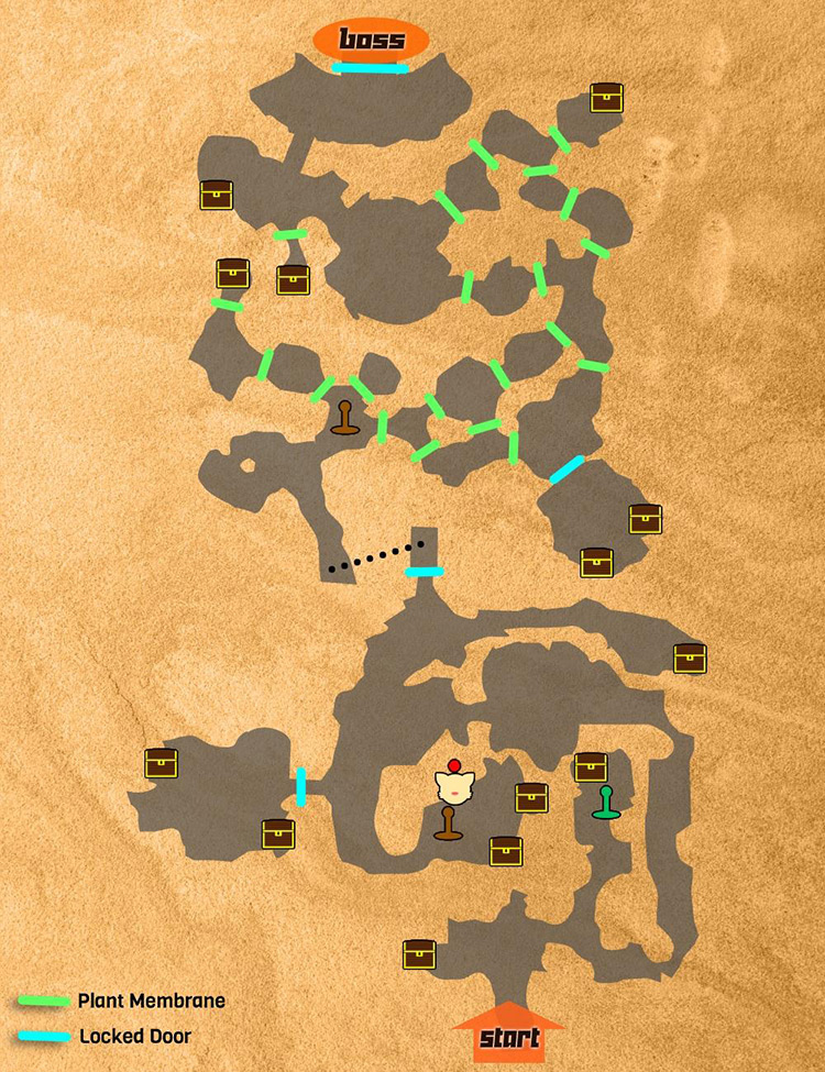 Map of Tida Village / FFCC Remastered