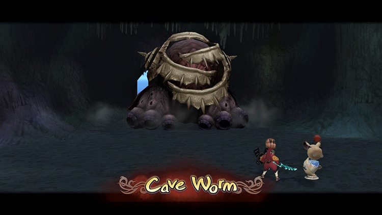 Cave Worm makes an entrance / FFCC Remastered