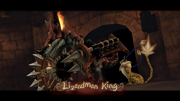 Lizardman King makes an entrance / FFCC Remastered