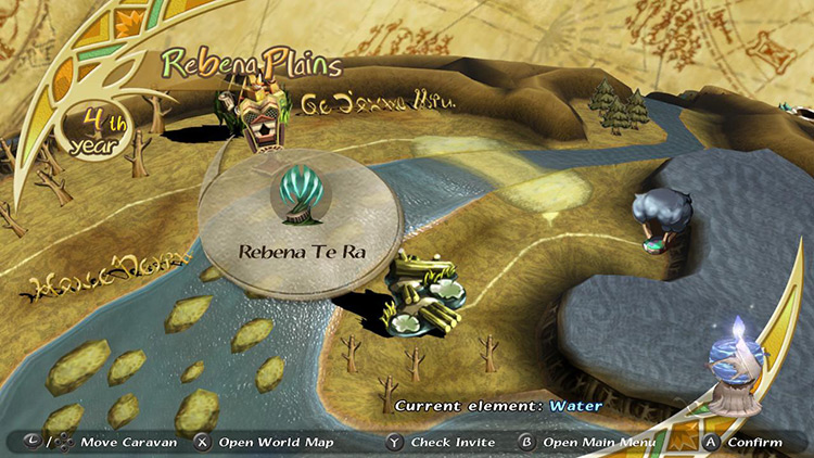 Location of Rebena Te Ra on the world map / FFCC Remastered
