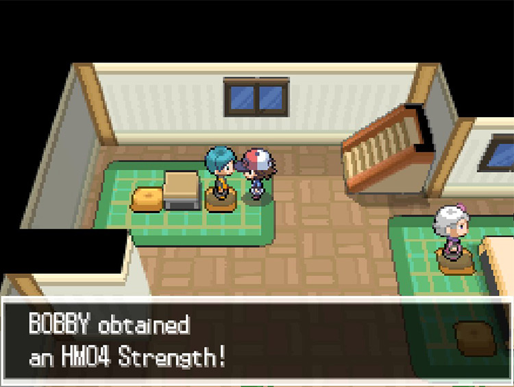 Where can I find the HM for strength in Pokemon Diamond? - Quora