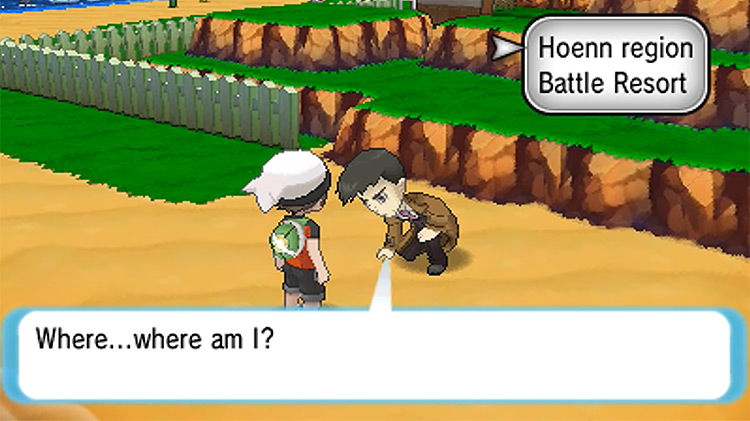 Speaking with Looker / Pokémon Omega Ruby and Alpha Sapphire