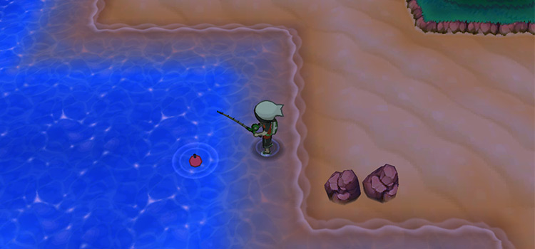 Fishing with the Good Rod on Route 118 (Alpha Sapphire)