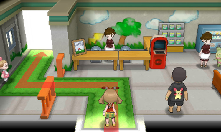 Up ahead is the backdoor leading to the Safari Zone / Pokémon Omega Ruby and Alpha Sapphire
