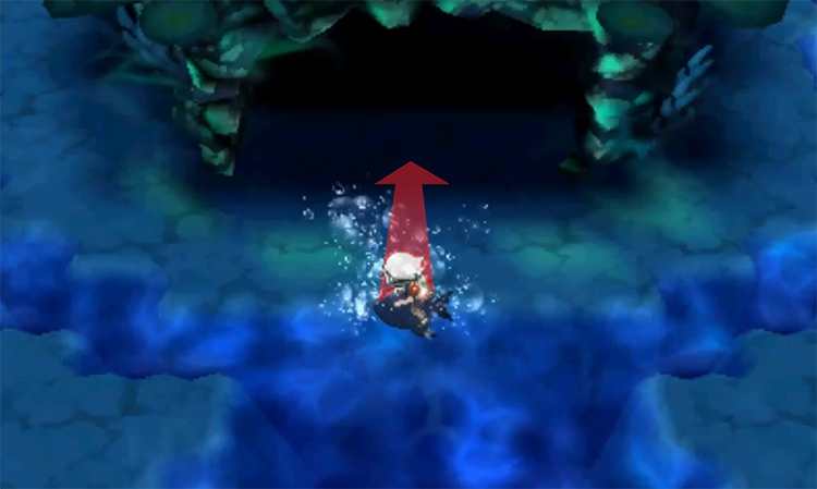 Entrance to Seafloor Cavern / Pokémon Omega Ruby and Alpha Sapphire