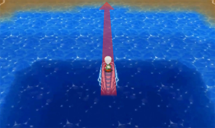 Surfing inside Seafloor Cavern / Pokémon Omega Ruby and Alpha Sapphire