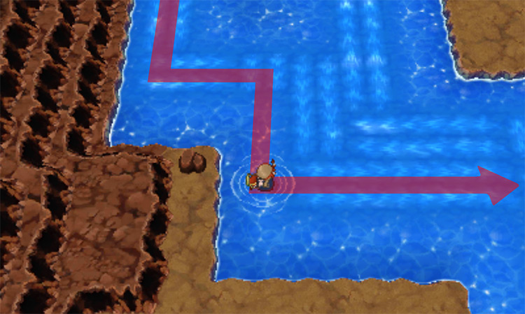Riding another water current / Pokémon Omega Ruby and Alpha Sapphire
