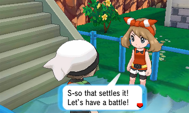 Your Rival challenging you to a battle / Pokémon Omega Ruby and Alpha Sapphire