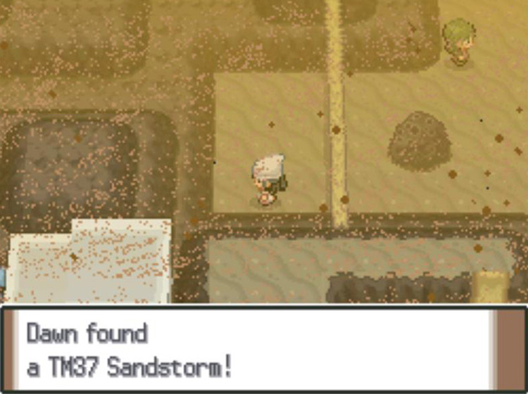 Obtaining TM37 Sandstorm / Pokémon Platinum