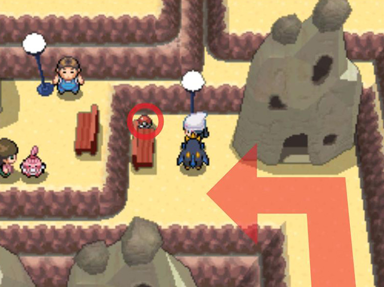 Reaching the rest area with the Amulet Coin / Pokémon Platinum